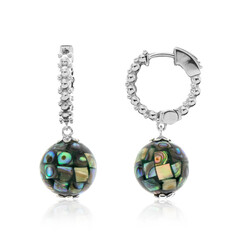 Abalone-Muschel-Silberohrringe (Dallas Prince Designs)