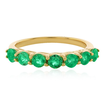 Äthiopischer Smaragd-Goldring