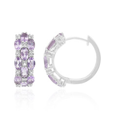 Amethyst-Silberohrringe