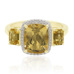 Goldener Xia-Beryll-Herren-Goldring