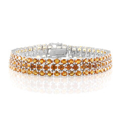 Citrin-Silberarmband
