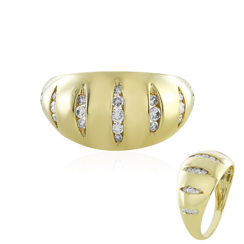 375 gold ring with diamond discount