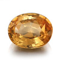 Grossular-Edelstein 5,08 ct  in Sammler-Box