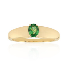 AAA-Kenianischer Tsavorit-Goldring