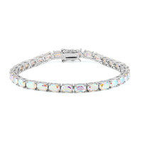 Mondlicht-Quarz-Silberarmband