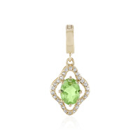 Mint-Grossular-Goldanhänger