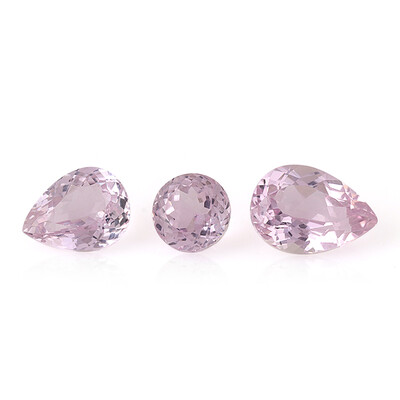 3 Kunzite 11,79 ct