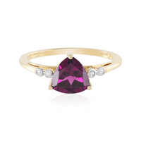 Magenta-Granat-Goldring