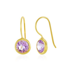 Lavendel-Amethyst-Silberohrringe