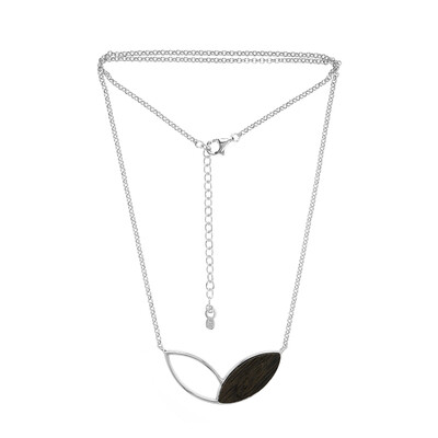 Mooreiche-Silbercollier (dagen)