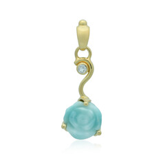 Larimar-Silberanhänger