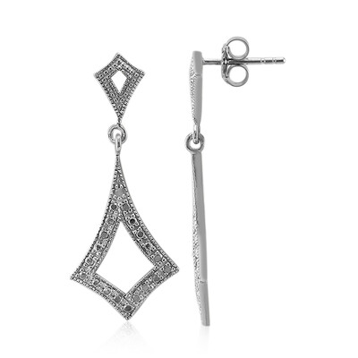 I2 (I) Diamant-Silberohrringe