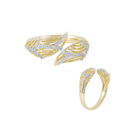 Zirkon-Goldring (Ornaments by de Melo)