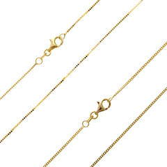 Gold-Kettenset - 3,09g - 42, 45 cm