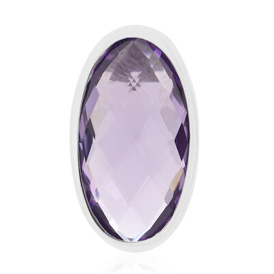 Lavendel-Amethyst-Silberanhänger (MONOSONO COLLECTION)
