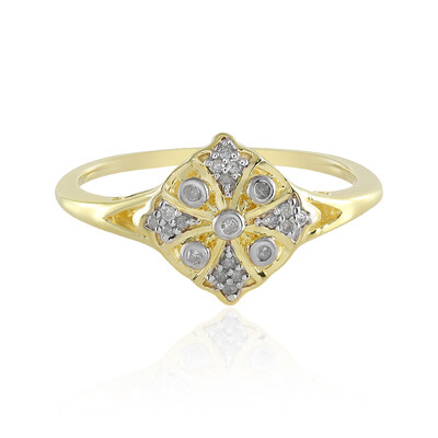I2 (I) Diamant-Silberring