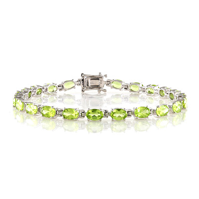 Peridot-Silberarmband