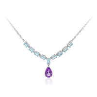 Amethyst-Silbercollier