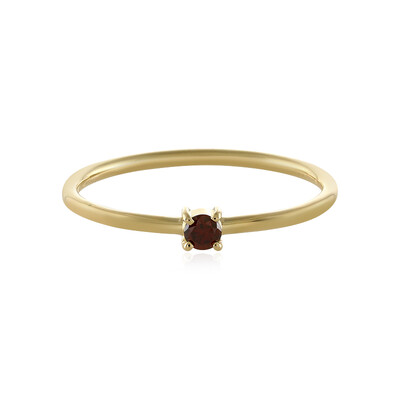 Roter I2 Diamant-Goldring