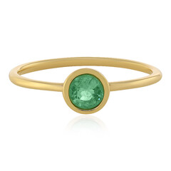 Äthiopischer Smaragd-Goldring