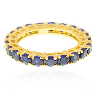 Blauer Madagaskar-Saphir-Silberring