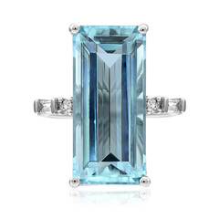 AAA-Brasilianischer Aquamarin-Goldring (AMAYANI)