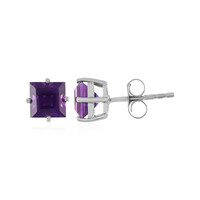 Marokkanischer Amethyst-Silberohrringe