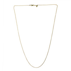 Silber-Radakette - 61 cm - 1,95 g - vergoldet