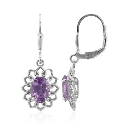 Amethyst-Silberohrringe
