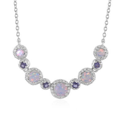 Welo-Opal-Silbercollier