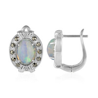 Welo-Opal-Silberohrringe (Annette classic)