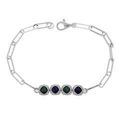 Perlmutt-Silberarmband