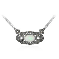 Welo-Opal-Silbercollier (Annette classic)