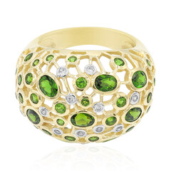 Russischer Diopsid-Goldring