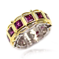 Rhodolith-Silberring (Dallas Prince Designs)