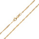 Gelbgold-Singapurkette - 45 cm - 2,38 g