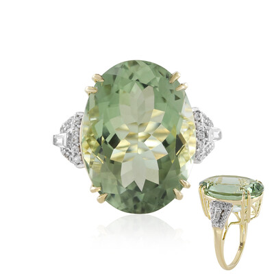 Rio Grande-Grüner Amethyst-Goldring