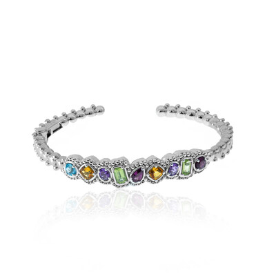 Edelstein-Silberarmreif (Dallas Prince Designs)