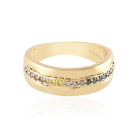 I2 Brillant-Silberring