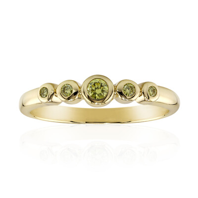Gelber VS1 Brillant-Goldring (Annette)