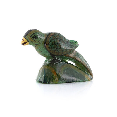 Grüner Aventurin-Vogel