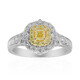 Gelber SI2 Brillant-Goldring (CIRARI)
