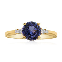 AAA-Tansanit-Goldring (CIRARI)