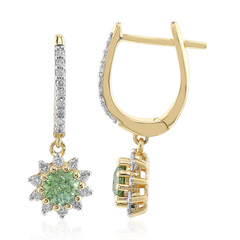 Madagaskar-Demantoid-Goldohrringe (John Ferry)