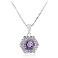 Amethyst-Silberhalskette