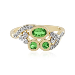 Tansania-Tsavorit-Goldring (D'vyere)