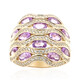 Purpurfarbener Ceylon-Saphir-Goldring
