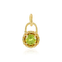 Arizona-Peridot-Silberanhänger