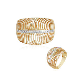 I1 (I) Diamant-Goldring (Ornaments by de Melo)