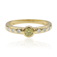 Gelber VS1 Brillant-Goldring